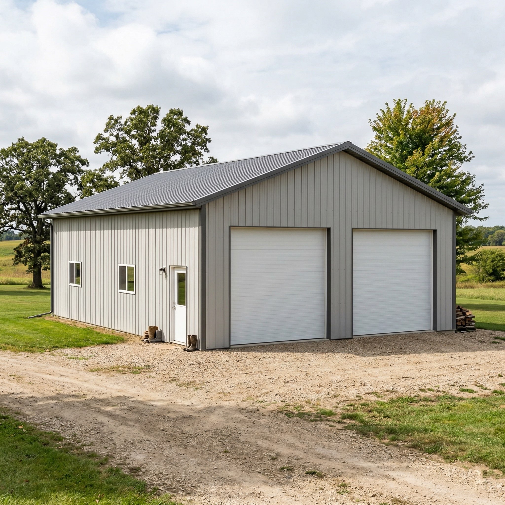 Pole barn exterior